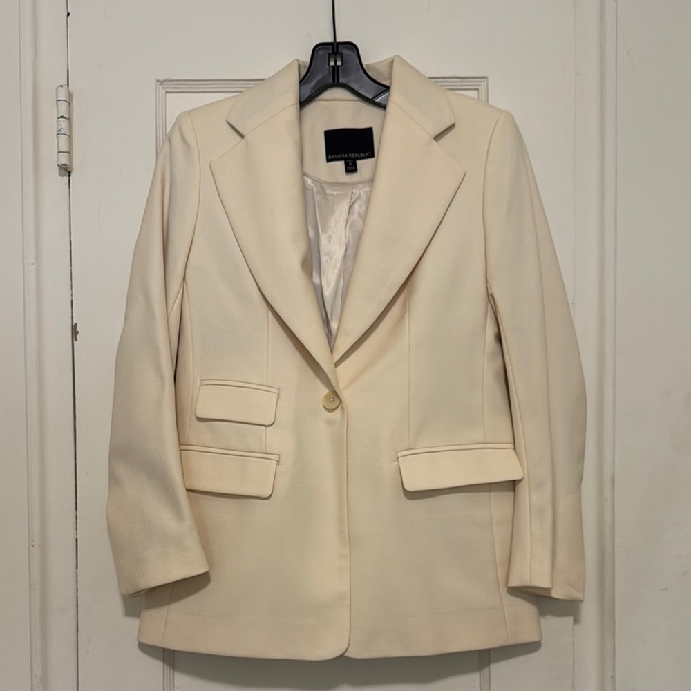 Banana Republic Cream Women's Blazer